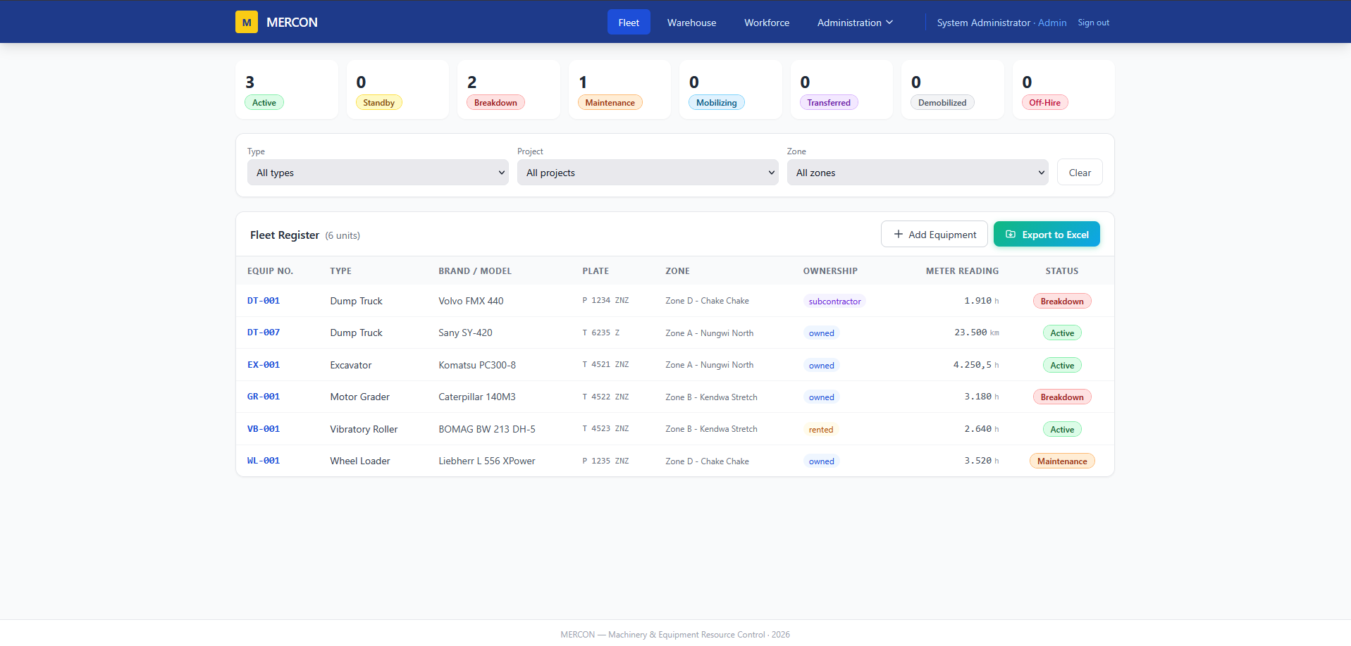 MERCON Screenshot 1